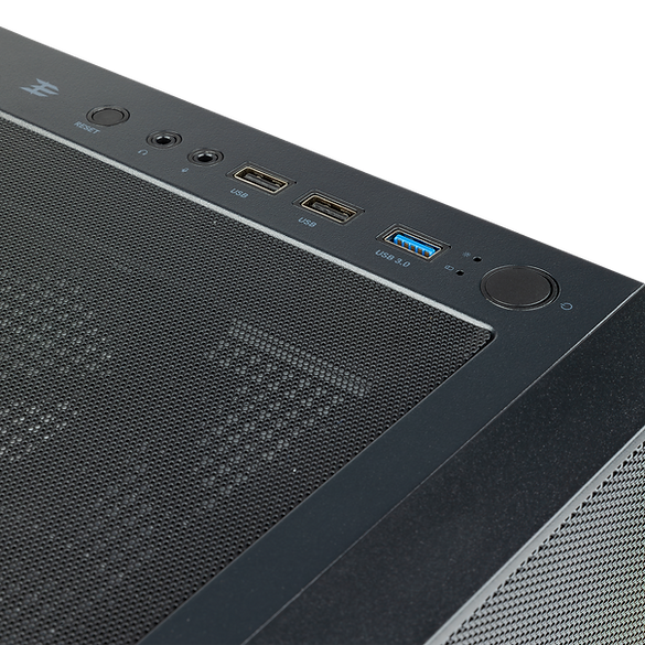 Tecware Nexus Air M3 MATX Case, w/ 6 x ARGB Fans (Black)