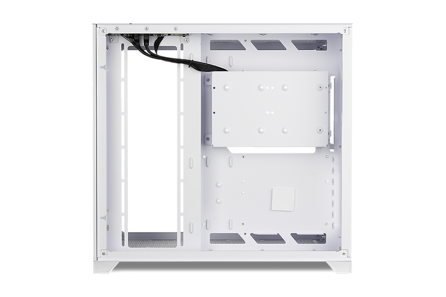 TECWARE VXL TG Dual Chamber ATX Case (Black/White) - Tempered Glass Panels