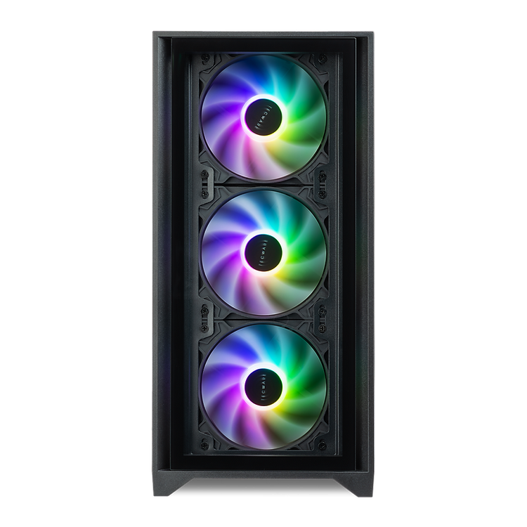 Tecware Nexus Air T3 matx Case, w/ 6 x ARGB Fans (Black)