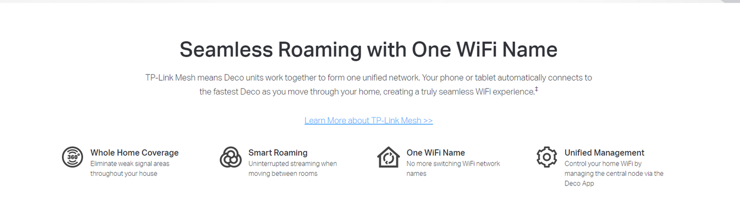 TP-LINK DECO X50-5G AX3000 Whole Home Mesh Wi-Fi 6 Gateway