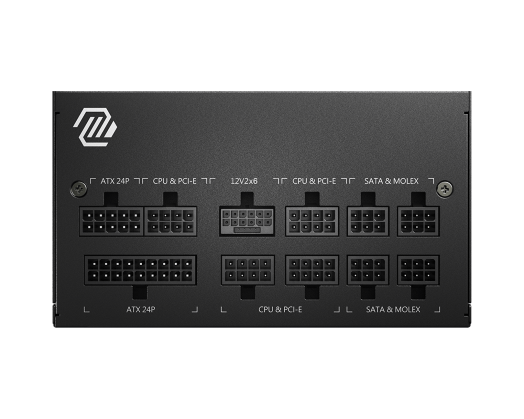 MSI MAG A750GL PCIE5 (750W) / A850GL PCIE5 (850W) 80 Plus® Gold Full Modular Power Supply - ATX 3.0 / PCIE 5.0 / Flat Cables / Supports NVIDIA® GeForce RTX™ 40 Series graphics cards (7 Year Warranty)