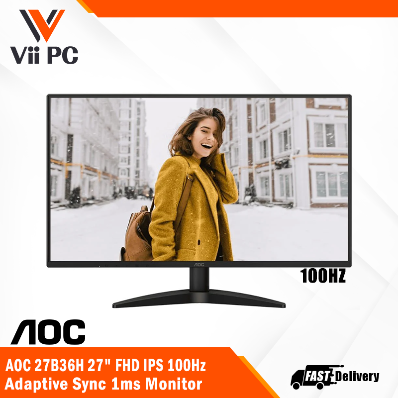AOC 27B36H - 27" 100Hz 4ms GtG / 1ms MPRT IPS FHD Monitor