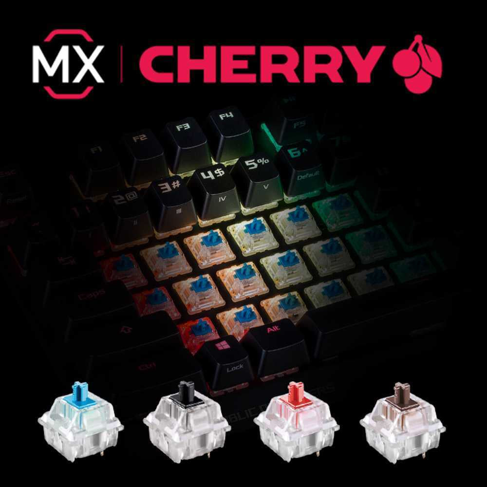 ASUS ROG Strix Scope TKL Deluxe Wired Mechanical RGB Gaming Keyboard (Cherry MX switches)