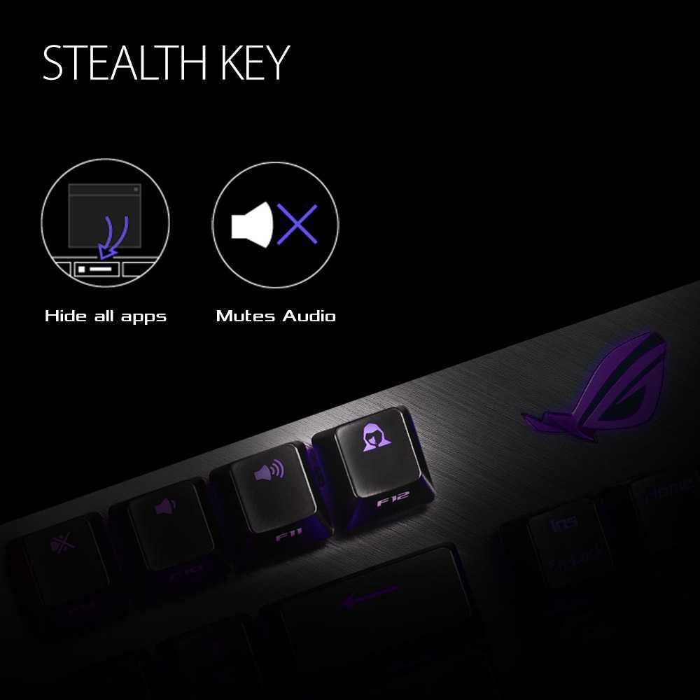 ASUS ROG Strix Scope TKL Deluxe Wired Mechanical RGB Gaming Keyboard (Cherry MX switches)