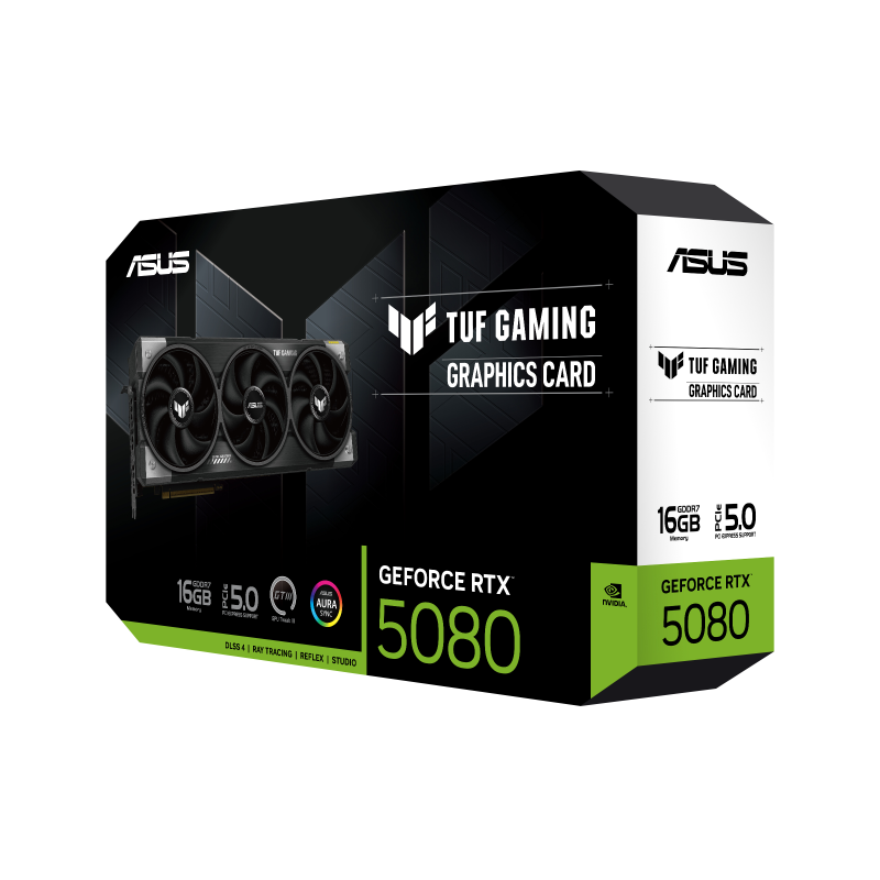 ASUS TUF Gaming GeForce RTX™ 5080 OC 16GB GDDR7 Graphics Card