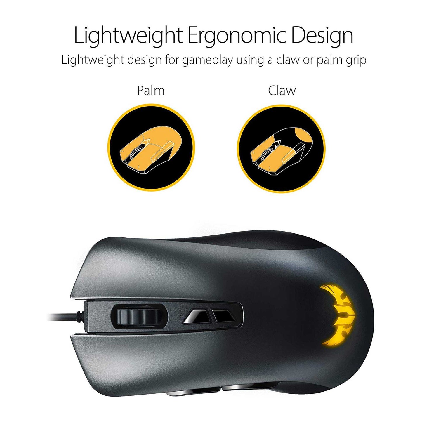 ASUS TUF Gaming M3 Wired RGB Gaming Mouse - 7000 DPI, AURA Sync