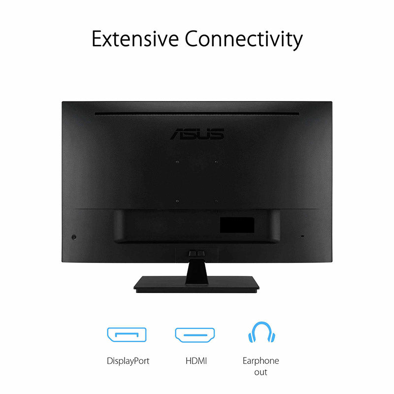 ASUS VP32UQ Eye Care Monitor - 32" (31.5" viewable), 4K UHD (3840x2160), IPS, 100% sRGB, HDR-10, Adaptive-Sync, DisplayPort, HDMI, Flicker Free, Blue Light Filter, Wall Mountable