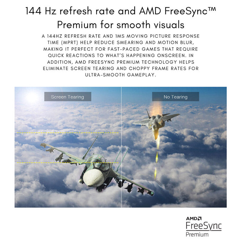 ASUS VY279HGE Eye Care Gaming Monitor – 27" FHD (1920x1080) IPS, 144Hz, SmoothMotion, 1ms (MPRT), FreeSync Premium™, Eye Care Plus technology, Blue Light Filter, Flicker Free, antibacterial treatment