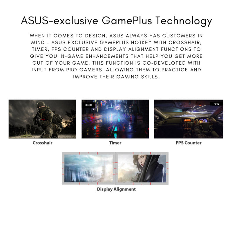 ASUS VY279HGE Eye Care Gaming Monitor – 27" FHD (1920x1080) IPS, 144Hz, SmoothMotion, 1ms (MPRT), FreeSync Premium™, Eye Care Plus technology, Blue Light Filter, Flicker Free, antibacterial treatment