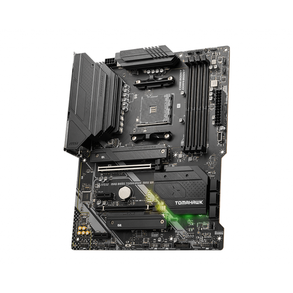 MSI MAG B550 TOMAHAWK MAX WIFI - AMD Socket AM4, 4 x DDR4, Wi-Fi 6E, ATX Motherboard