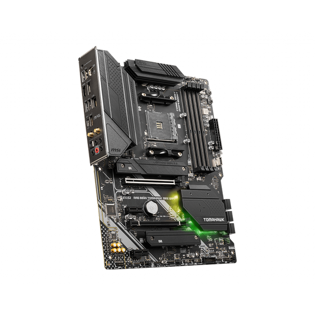 MSI MAG B550 TOMAHAWK MAX WIFI - AMD Socket AM4, 4 x DDR4, Wi-Fi 6E, ATX Motherboard