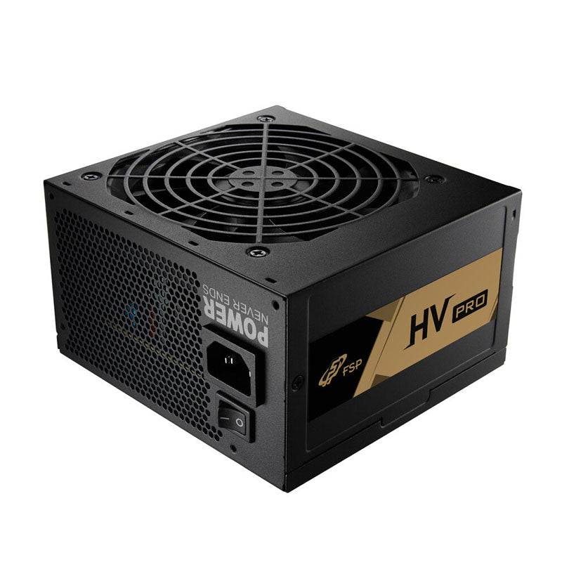 FSP HV PRO 650W 80 Plus® Bronze Power Supply - DC-DC, ATX 3.0, +12V Single-Rail Design