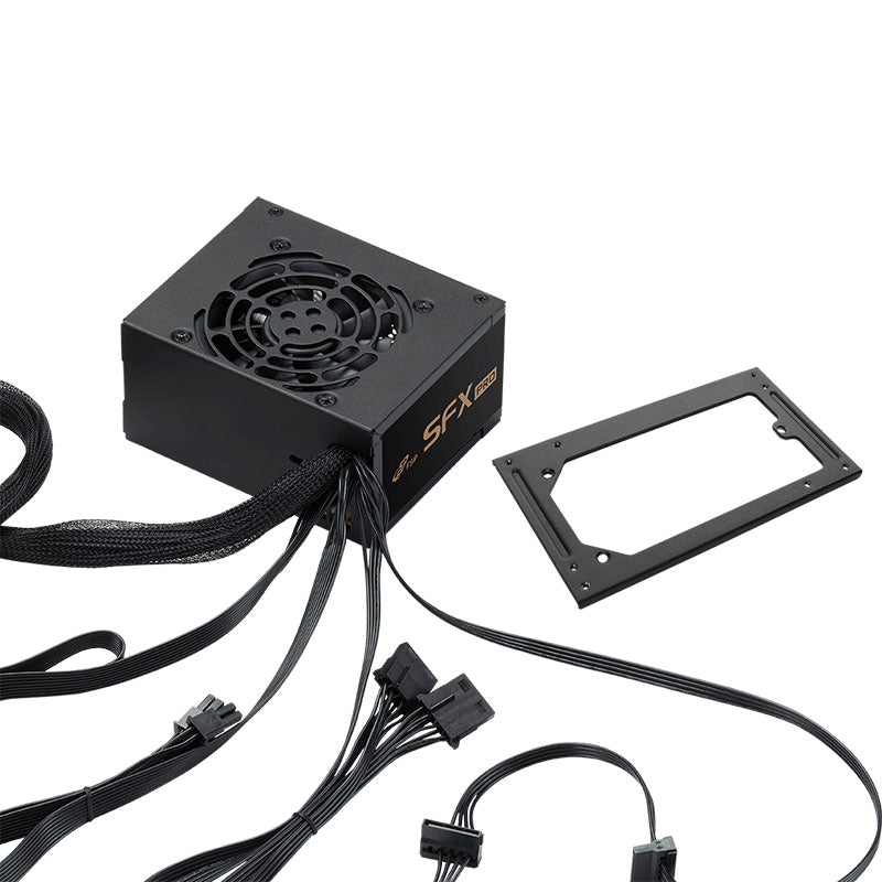 FSP SFX PRO 450W 80 Plus® Bronze Power Supply - DC-to-DC, SFX to ATX Adapter, Intelligent Fan Control