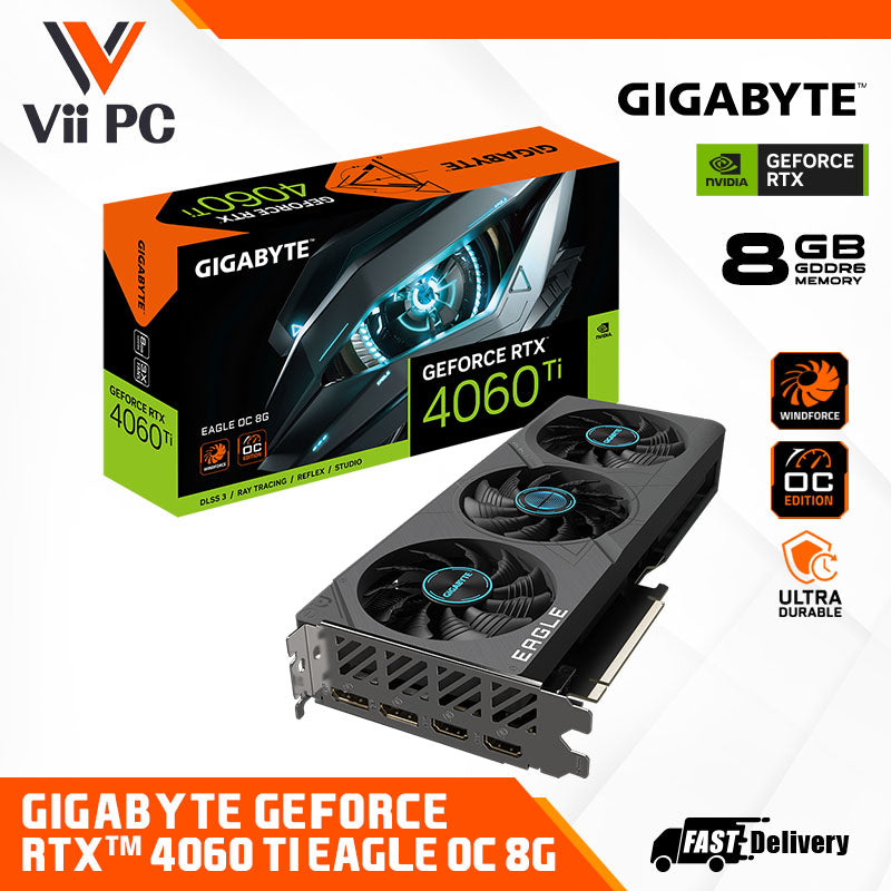 GIGABYTE EAGLE GeForce RTX 4060 Ti 8GB DDR6 GAMING Graphics Card