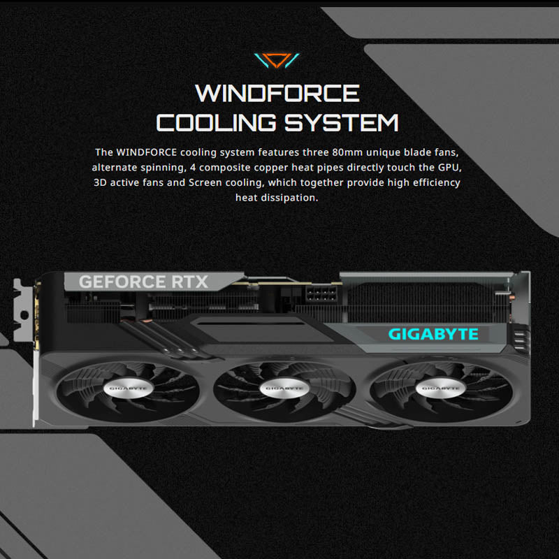 GIGABYTE GeForce RTX 4060 Ti GAMING OC 8GB DDR6 GAMING Graphics Card