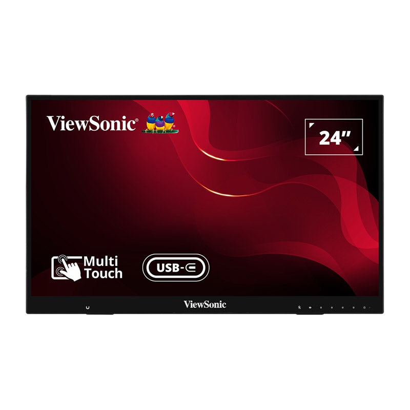 ViewSonic ID2456 24" Touch Monitor with MPP2.0 Active Pen, Advanced Ergonomics and USB C for Digital Writing, Graphics Drawing, Remote Teaching, Distance Learning