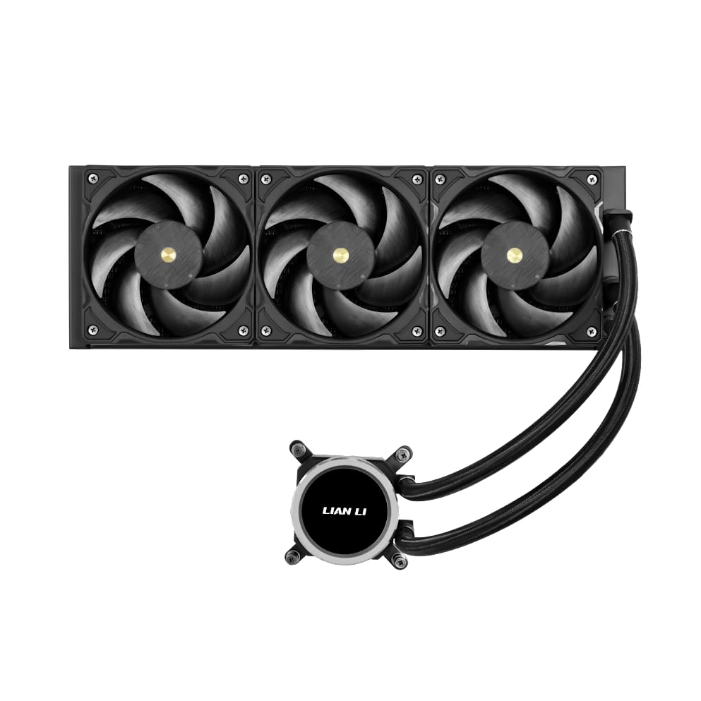 Lian Li Galahad II Trinity Performance 360 AIO CPU Liquid Cooler 360mm Black or White Daisy-chainable Radiator LCP Fans- Intel® LGA 1700, 1200, 115X, AMD® AM5/AM4 Sockets