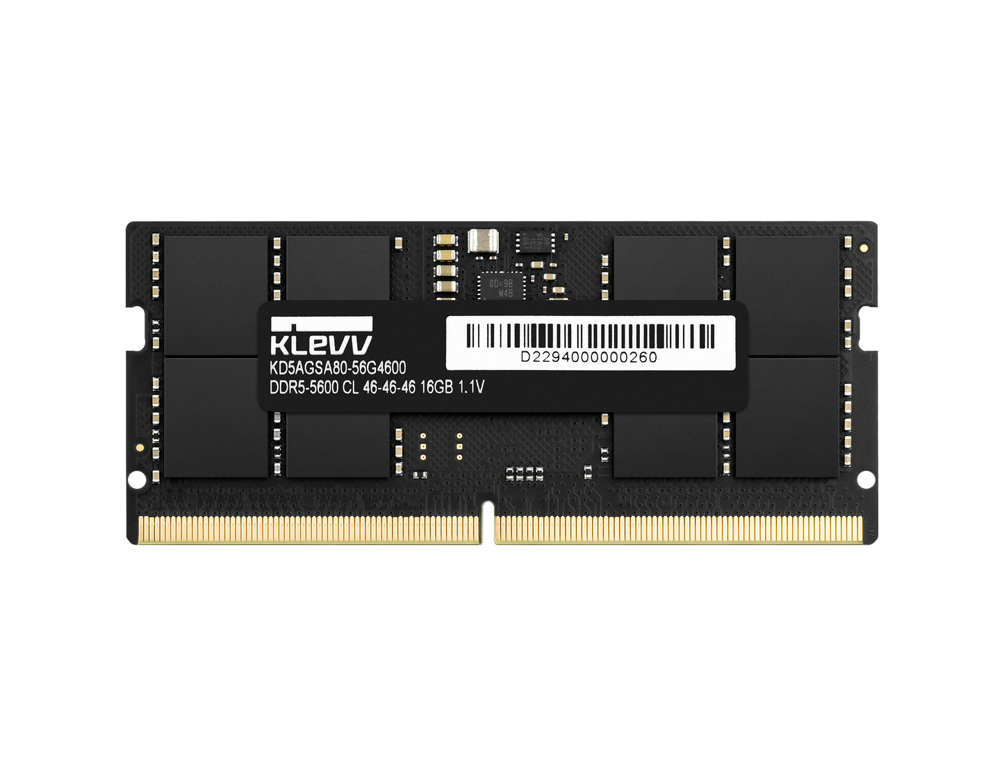 KLEVV SO-DIMM DDR5 5600Mhz 16GB - DDR5 Standard Laptop Memory
