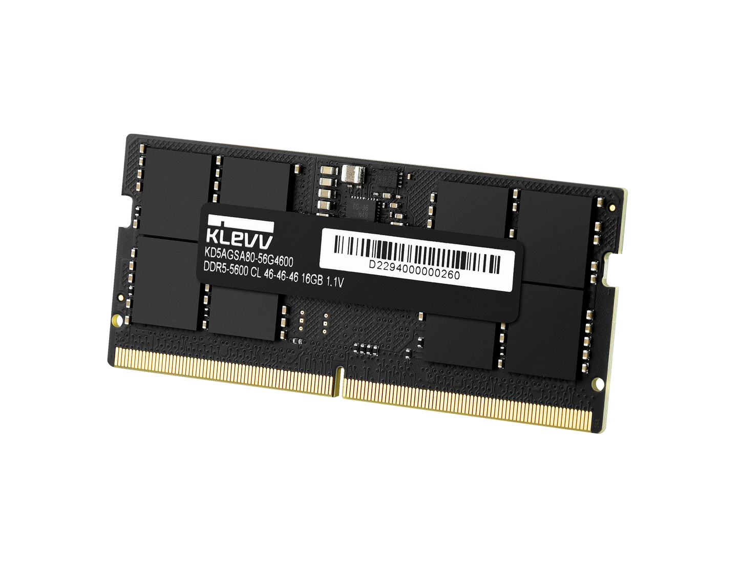 KLEVV SO-DIMM DDR5 5600Mhz 16GB - DDR5 Standard Laptop Memory