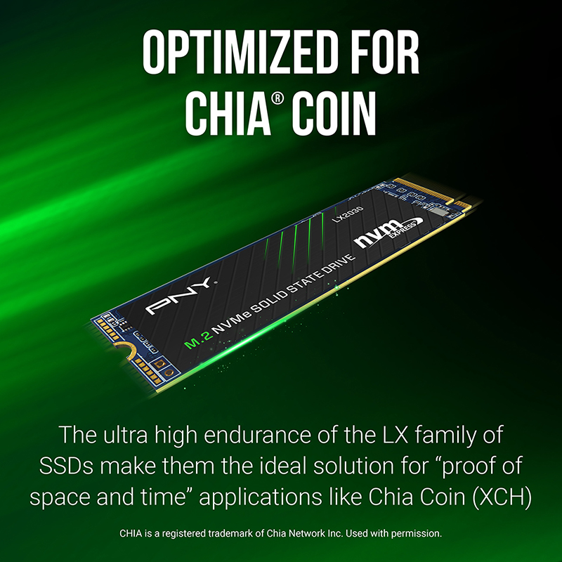 PNY LX2030 M.2 NVMe 2TB SSD - High Performance, Enhanced Reliability, Up to 18X Better Endurance