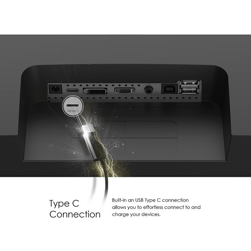 MSI Modern MD272QP Business Productivity Monitor - 27" WQHD (2560x1440), 75HZ, 4ms, IPS, Adjustable Stand, Productivity Intelligence (P.I.), KVM Switch Design, Type-C Connection