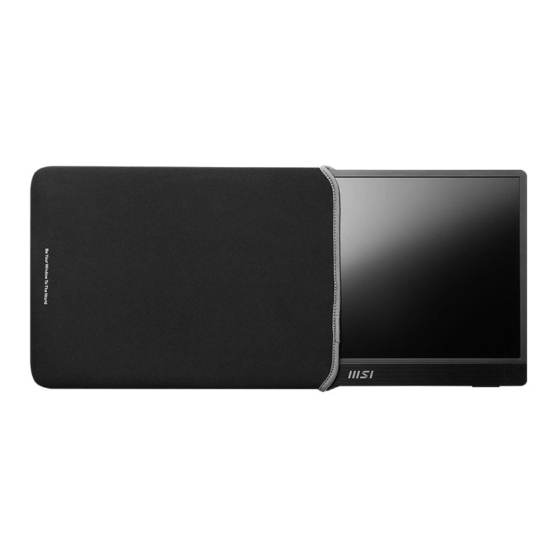 MSI PRO MP161 15.6" Full HD Portable Monitor, Portable Design, Ultra Slim Design, HDMI, Type- C Display, Built-in Speakers