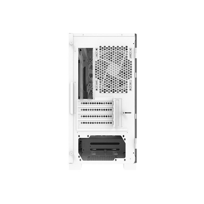 Montech AIR 100 ARGB Micro-ATX Case - 4 ARGB Fans, Lighting Controller, Fine Mesh Front Panel Design (Black/White)