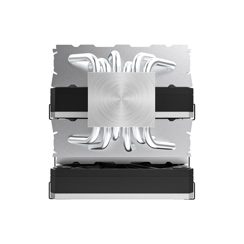 Montech METAL DT24 BASE CPU Air Cooler (Six Heat pipes and Dual Tower Design, Socket compatibility: AM4/AM5/LGA 115X/1200/1700)