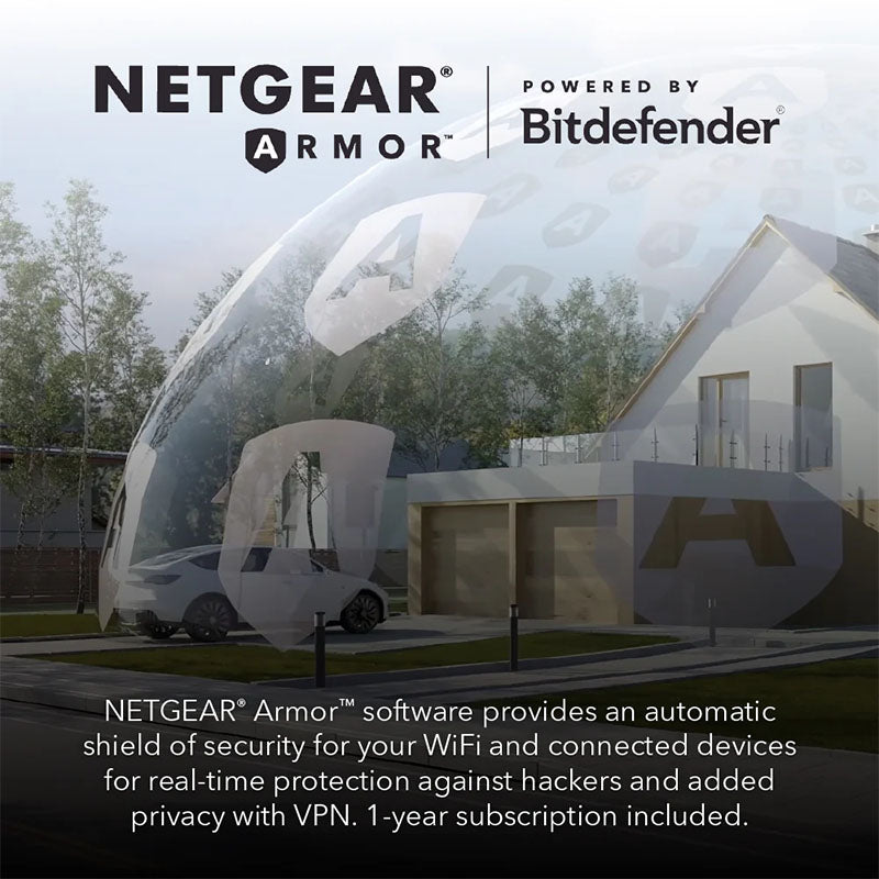 NETGEAR Orbi 860 Tri-Band WiFi 6 Mesh System - AX6000 6Gbps - 3-Pack, Black (RBK863SB)