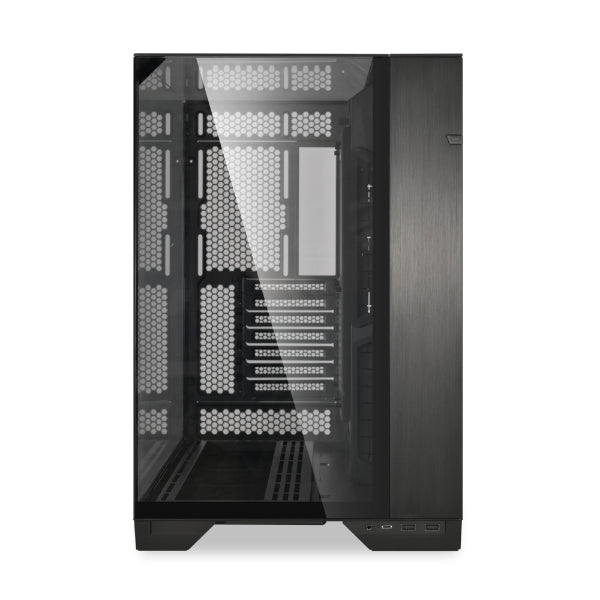 LIAN LI O11 Vision ATX Mid-Tower Chassis (Black/White) - Dual-chamber layout, Steel, Aluminum and Tempered Glass
