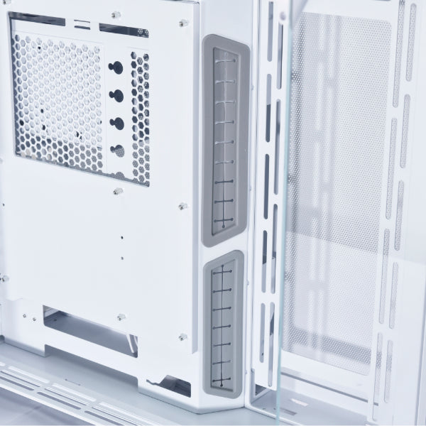 LIAN LI O11 Vision ATX Mid-Tower Chassis (Black/White) - Dual-chamber layout, Steel, Aluminum and Tempered Glass
