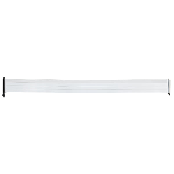 LIAN LI 900MM PCI-e 4.0 X16 Riser Cable (Black/White) - Ultra-Flexible Cable, Compatible with O11D EVO XL Upright GPU Bracket