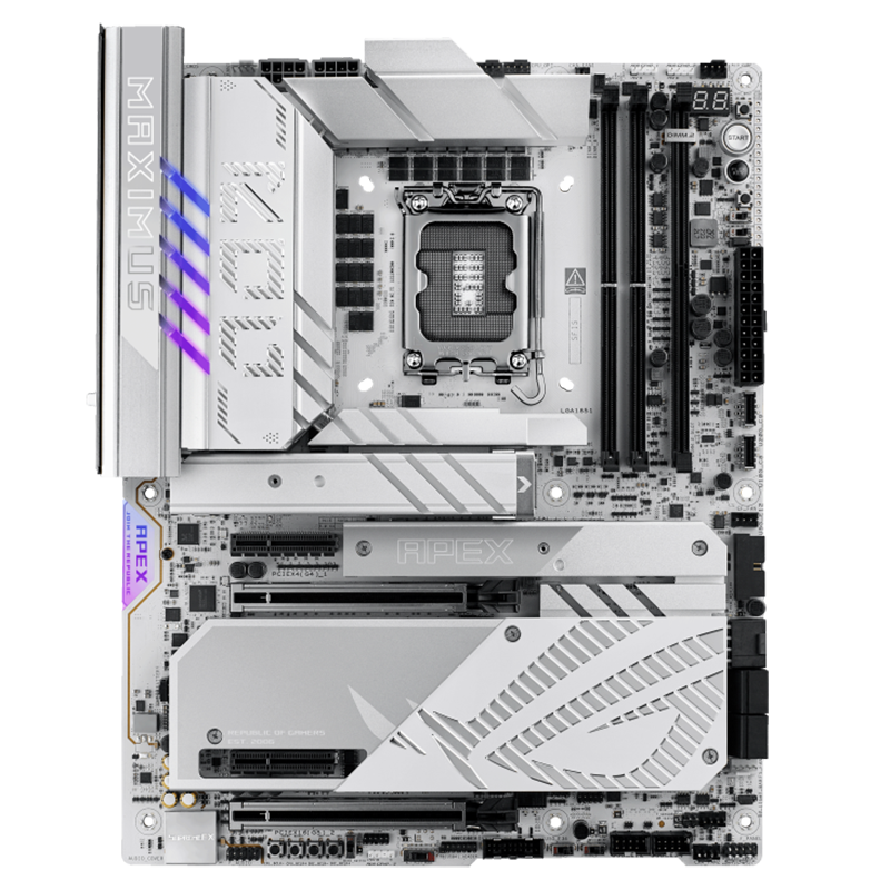 ASUS ROG MAXIMUS Z890 APEX - Support Intel® Core™ Ultra Processors (Series 2), LGA1851, DDR5, PCIE 5.0, WIFI 7 - GAMING ATX Motherboard (AI PC Ready)