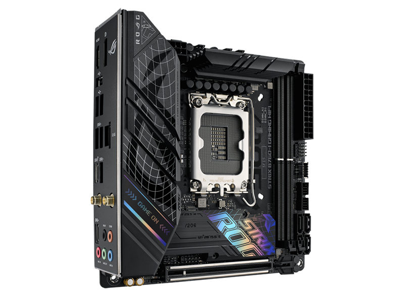 ASUS ROG STRIX B760-I GAMING WIFI LGA1700 Intel B760 Chipset 2 x DDR5 DIMM Wi-Fi 6 PCI-Express x16 Mini-ITX Motherboard