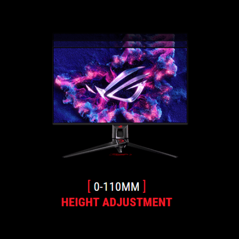 ASUS ROG Swift OLED PG32UCDM 32" Gaming Monitor - 32" (31.5 inch viewable) 4K (3840 x 2160) QD-OLED panel, 240 Hz, 0.03 ms (GTG), G-SYNC® compatible, custom heatsink, graphene film, uniform brightness, 99% DCI-P3, 90 W Type-C® (*Pre-Order 30days)