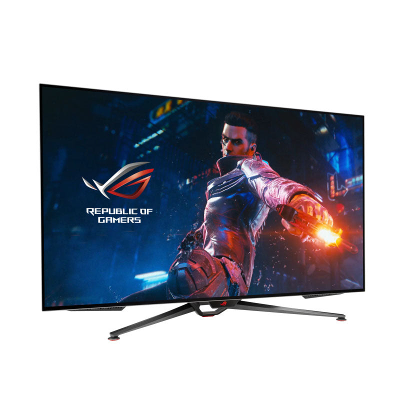 ASUS ROG Swift OLED (PG48UQ, 47.5" / PG42UQ, 41.5") Gaming Monitor - 4K, 138Hz(OC), 0.1 ms (GTG), G-SYNC® compatible, anti-glare micro-texture coating, custom heatsink, 98% DCI-P3, true 10-bit, HDMI® 2.1, DisplayPort™ 1.4