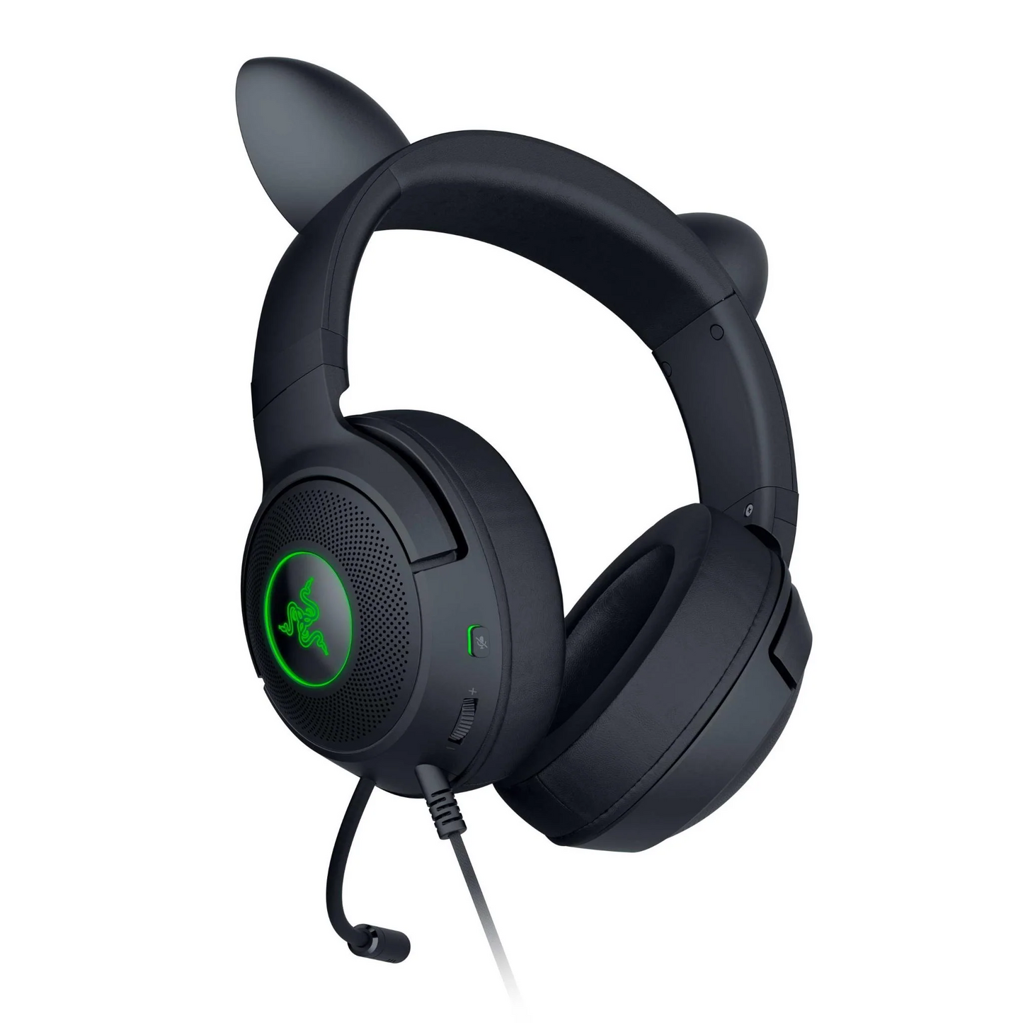 RAZER Kraken Kitty V2 Pro - Wired RGB Headset with Interchangeable Ears (Black/Quartz) - FRML Packaging