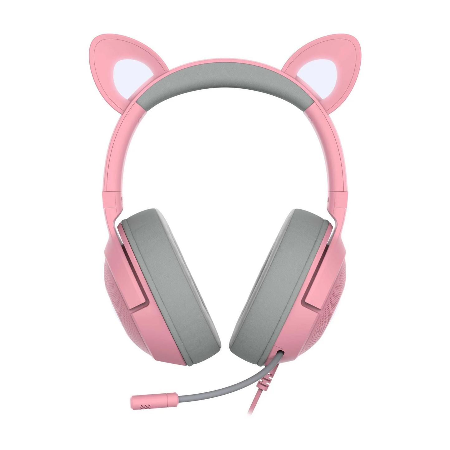 RAZER Kraken Kitty V2 Pro - Wired RGB Headset with Interchangeable Ears (Black/Quartz) - FRML Packaging
