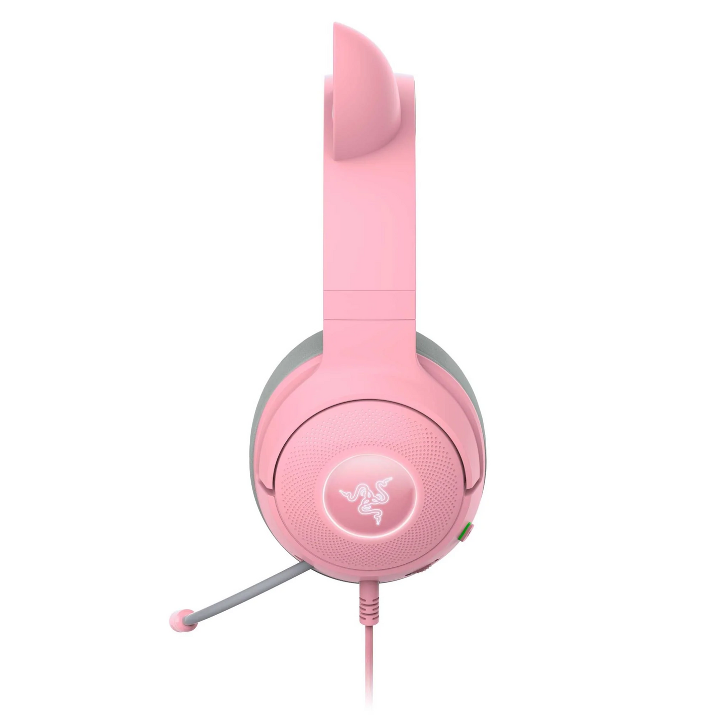RAZER Kraken Kitty V2 Pro - Wired RGB Headset with Interchangeable Ears (Black/Quartz) - FRML Packaging