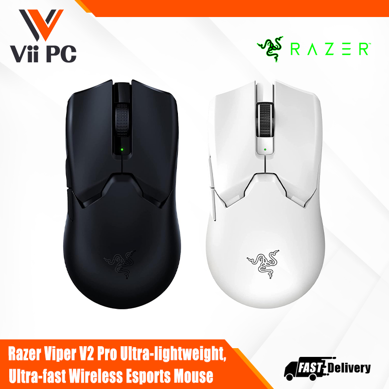 Razer Viper V2 Pro - Ultra-lightweight Wireless Esports Mouse (Black/White)