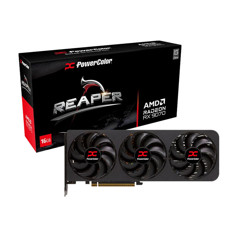 PowerColor Reaper AMD Radeon RX 9070 16GB GDDR6 Graphics Card