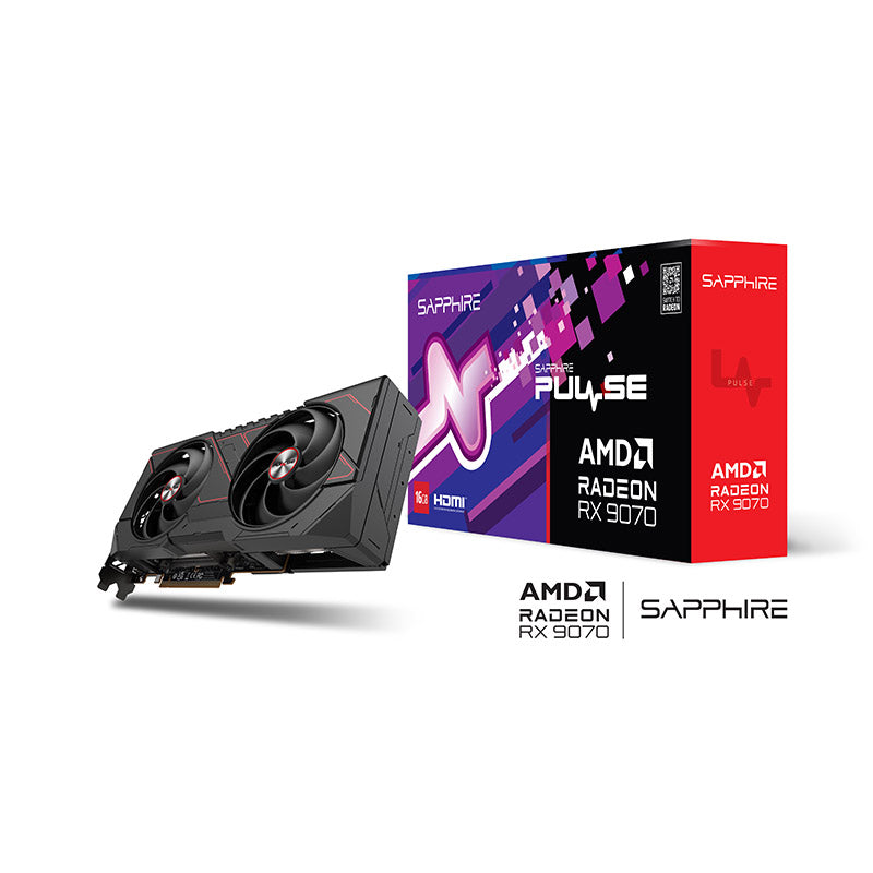 SAPPHIRE PULSE AMD Radeon™ RX 9070 16GB GDDR6 Graphics Card