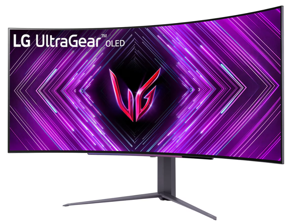 LG 45GS96QB-B 45” UltraGear™ OLED Curved Gaming Monitor, Ultra-WQHD, DisplayHDR, 240Hz, 0.03ms (GtG), USB Type-C