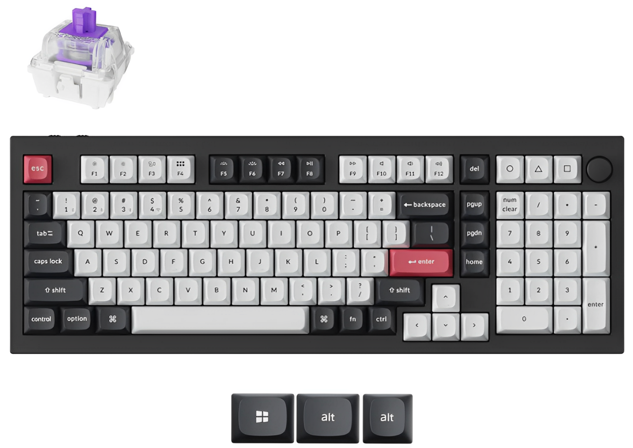 Keychron Q5 HE QMK Wireless Custom Keyboard (Q5H-M1/Q5H-P1)