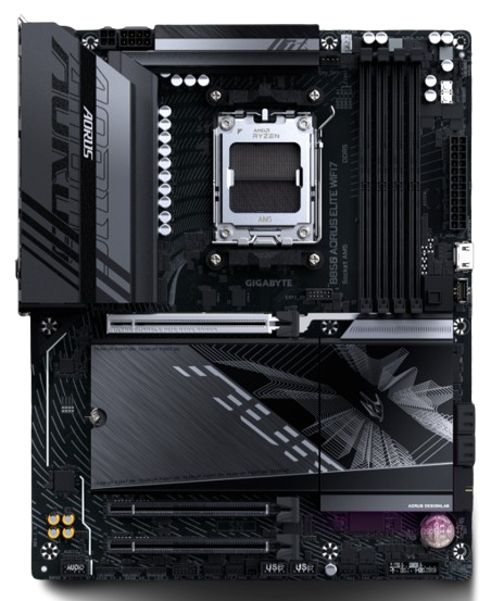 GIGABYTE B850 AORUS ELITE WIFI 7 AMD Ryzen™ 9000 Series Processors ATX Gaming Motherboard