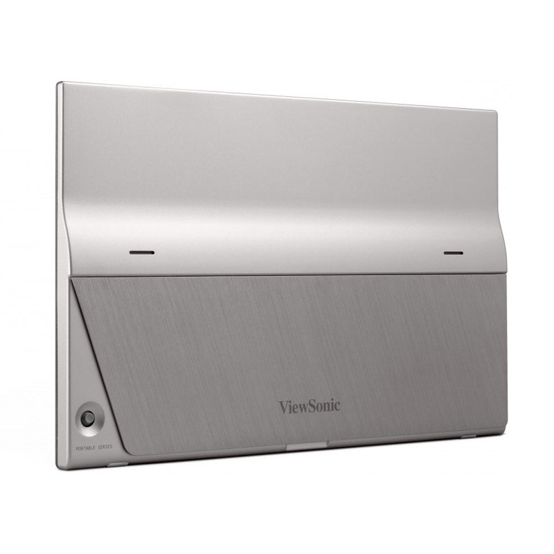 ViewSonic TD1655 16” 10-point Touch Portable Monitor, Extend Your Content from Mobile Devices, Flexible Setup with 2 x USB Type C, Anti-slip Cover, Aluminum stand, 6H hardness, Grey