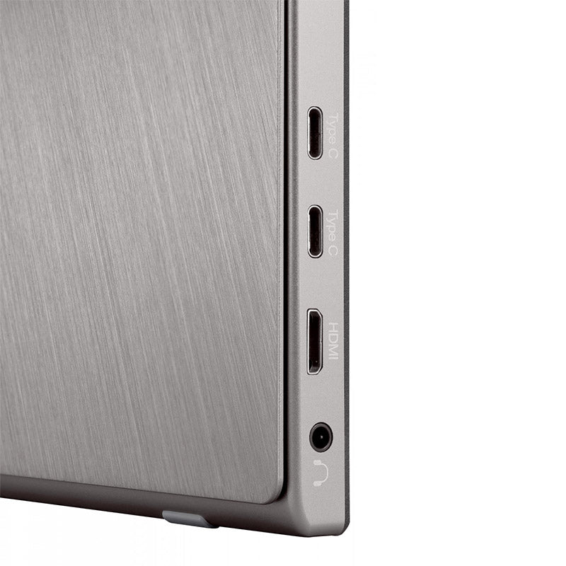 ViewSonic TD1655 16” 10-point Touch Portable Monitor, Extend Your Content from Mobile Devices, Flexible Setup with 2 x USB Type C, Anti-slip Cover, Aluminum stand, 6H hardness, Grey