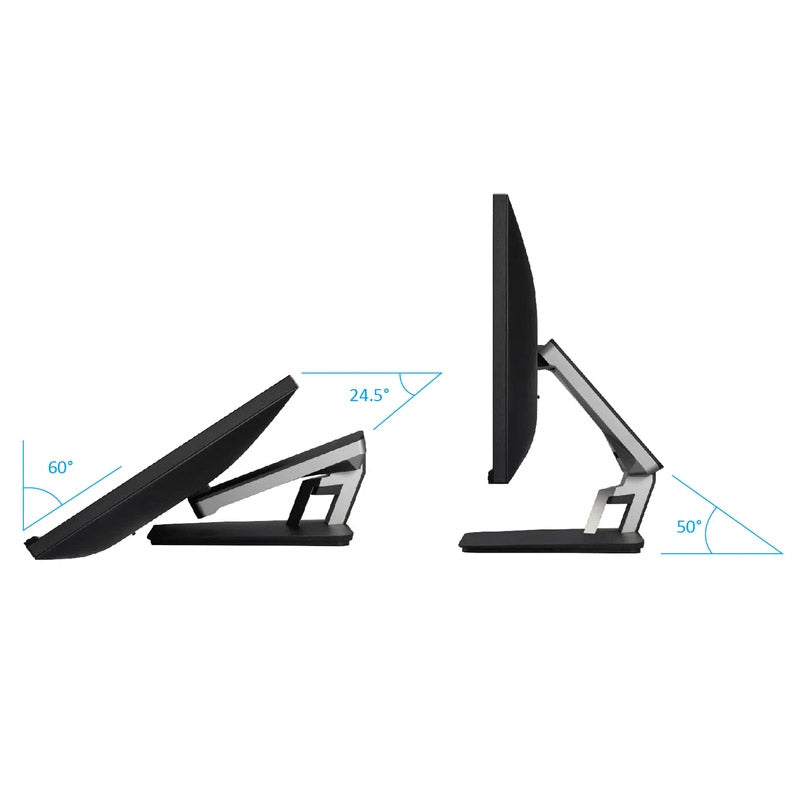 ViewSonic TD2455 24" 1080p IPS 10-Point Multi Touch Screen Monitor with Advanced Dual-Hinge Ergonomics USB C HDMI and DisplayPort Out