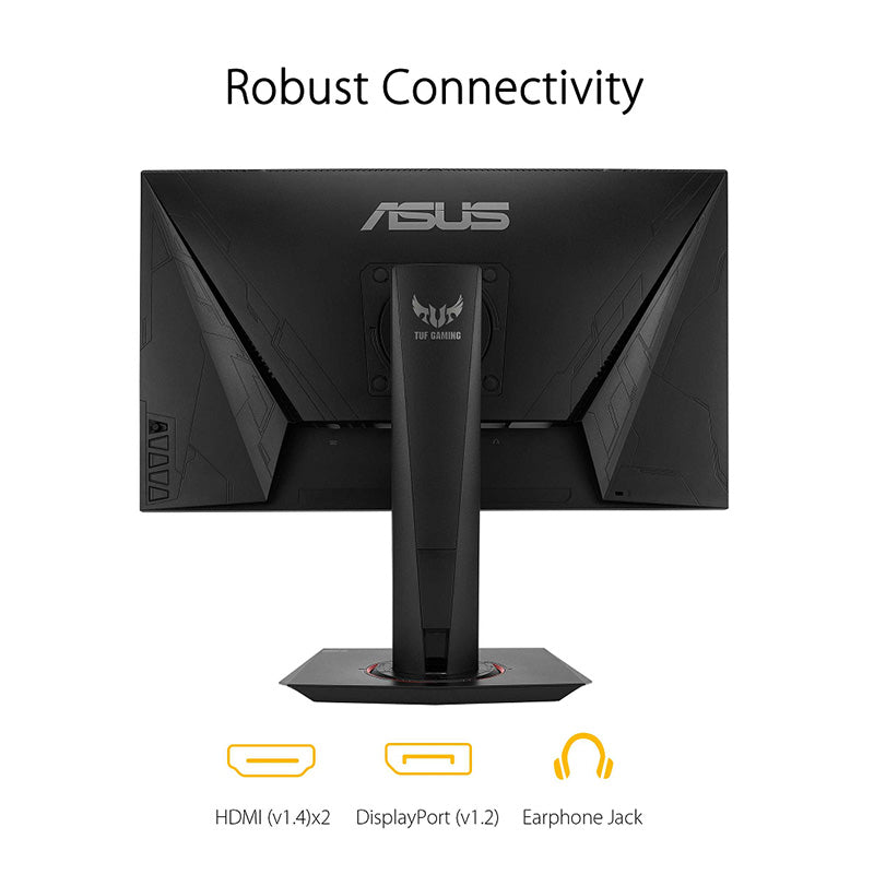 ASUS TUF Gaming VG259QR Gaming Monitor - 25" (24.5" viewable) FHD (1920x1080), 165Hz, Extreme Low Motion Blur™, G-Sync compatible, 1ms (MPRT), Shadow Boost