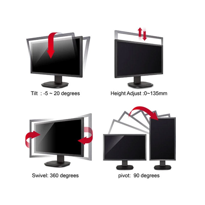 ViewSonic VG2439SMH 24" 1080p Ergonomic Monitor with HDMI DisplayPort and VGA for Home and Office